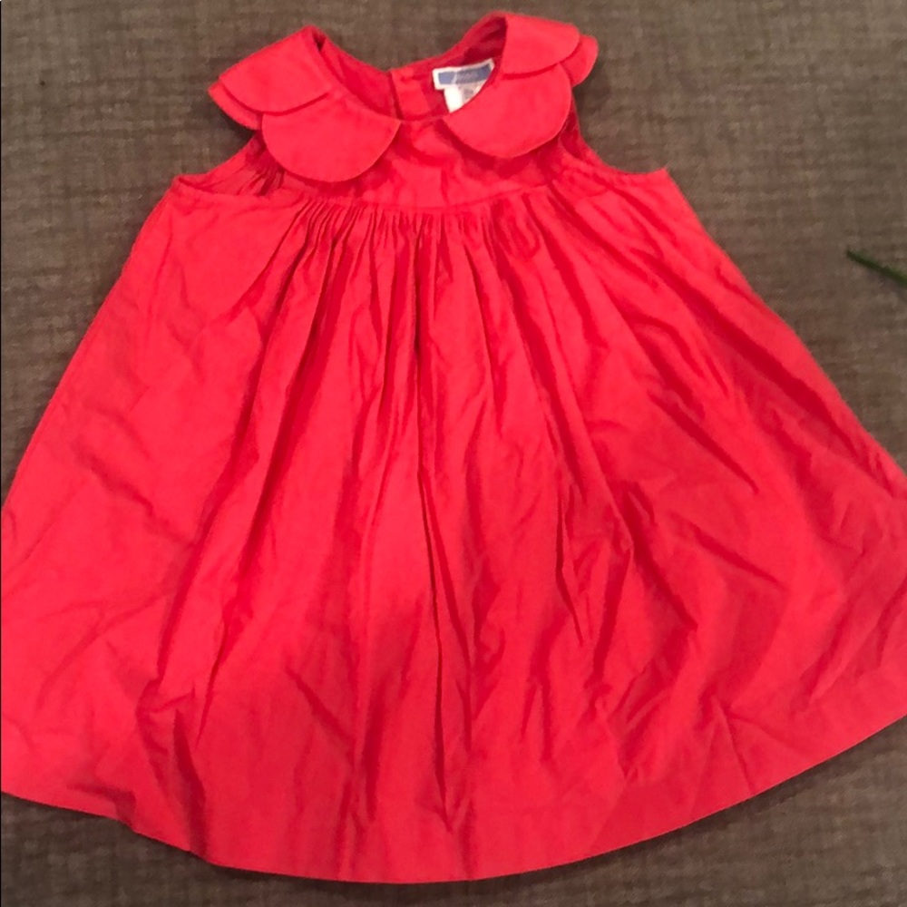 Jacadi Paris toddler red dress.